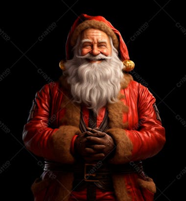 Imagem do papai noel em estilo hiper realista 26