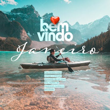 Social Media   Bem Vindo Janeiro   Energia Renovada
