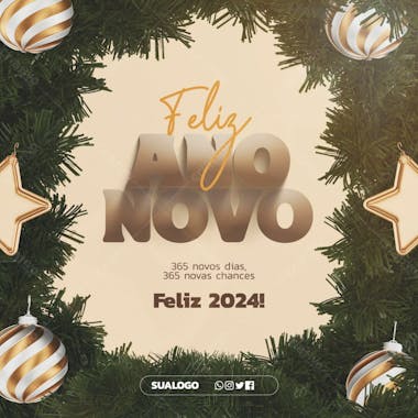 Feliz ano novo 2024