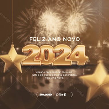 Feliz ano novo 2024