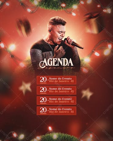 Flyer Agenda Dezembro