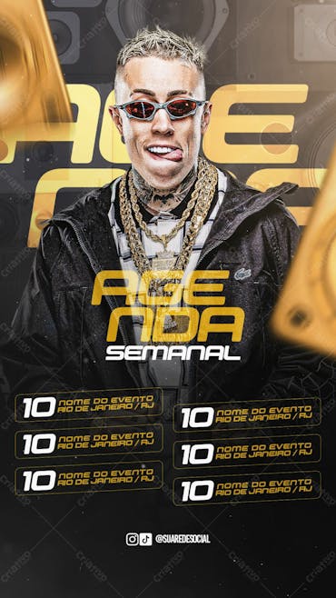 Flyer Agenda Shows Daniel Story