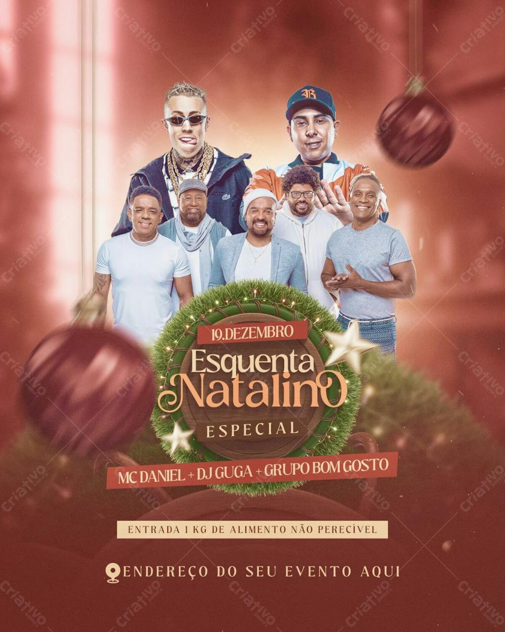 Flyer Esquenta Natalino