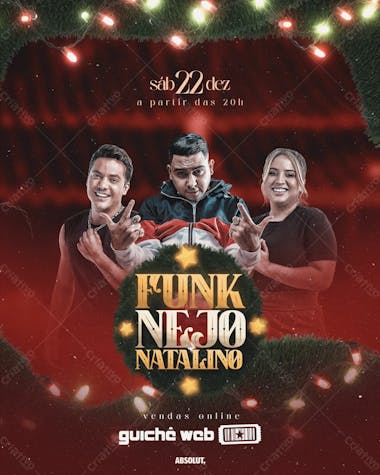 Flyer funknejo natalino