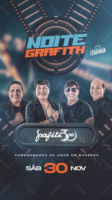 Flyer Noite Grafith Story