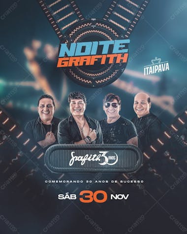 Flyer noite grafith