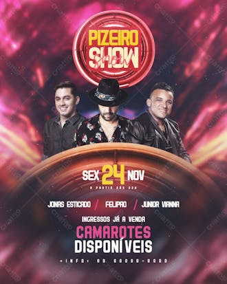 Flyer pizeiro show
