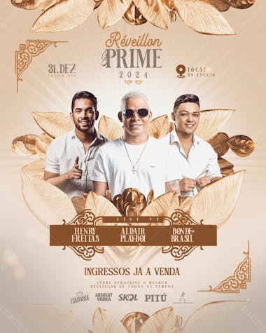 Flyer reveillon prime 2024