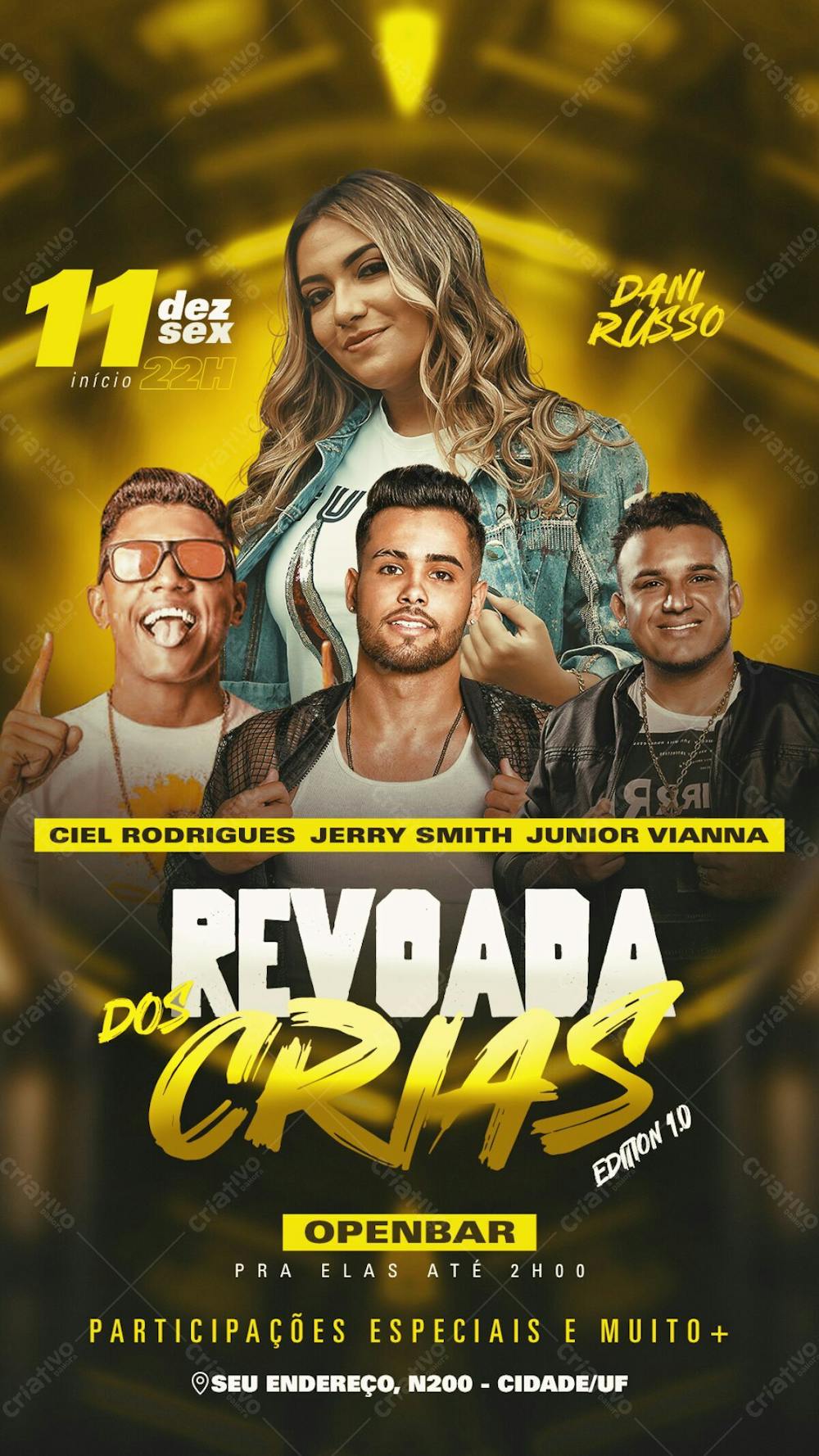 Flyer Revoada Dos Crias Edition 1.0 Story