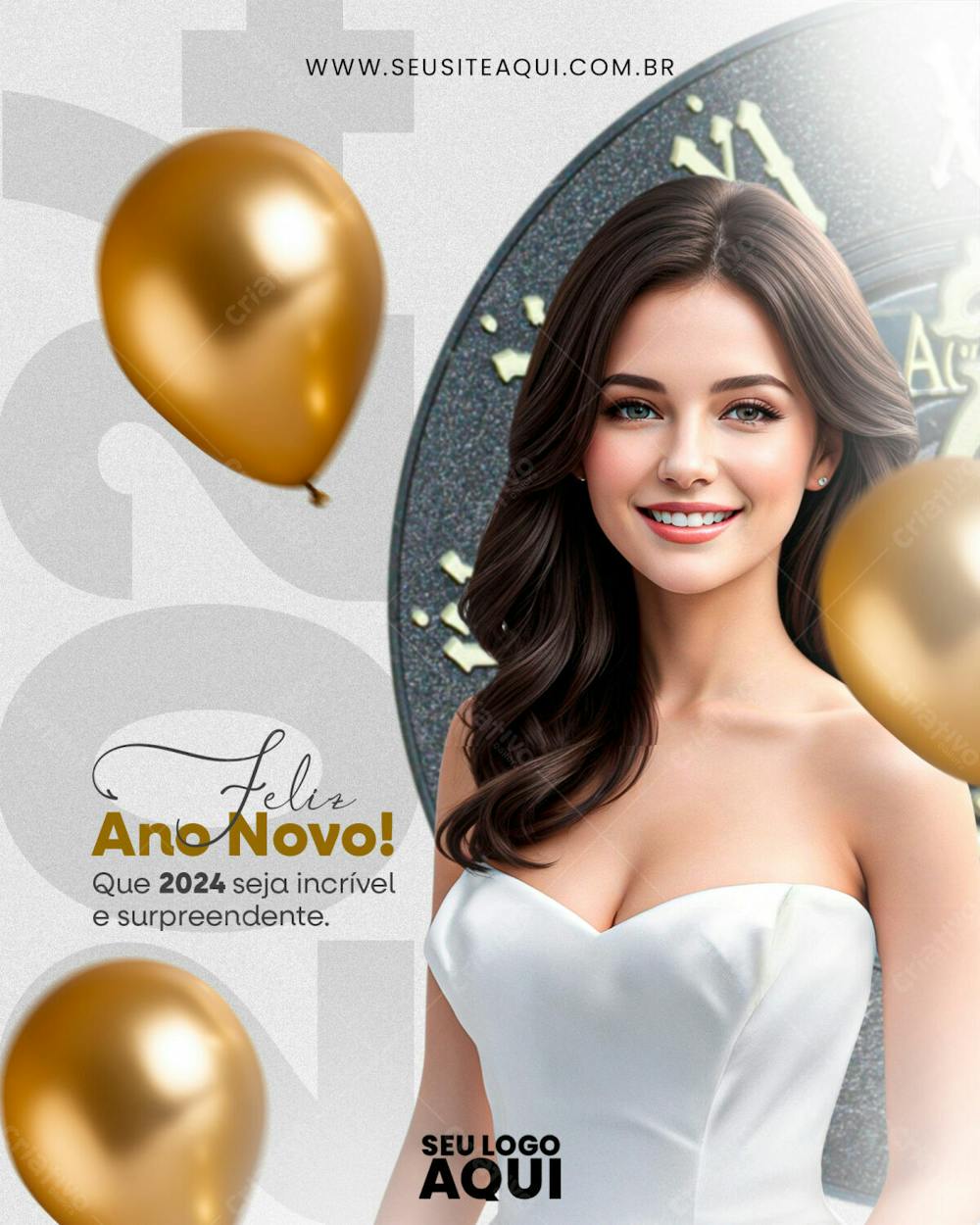 FEED | ANO NOVO | REVEILLON | PSD EDITÁVEL