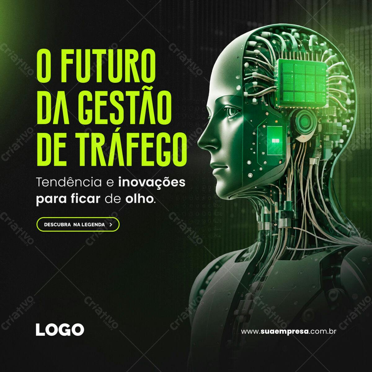 Banner para Gestão de Tráfego PSD Editável