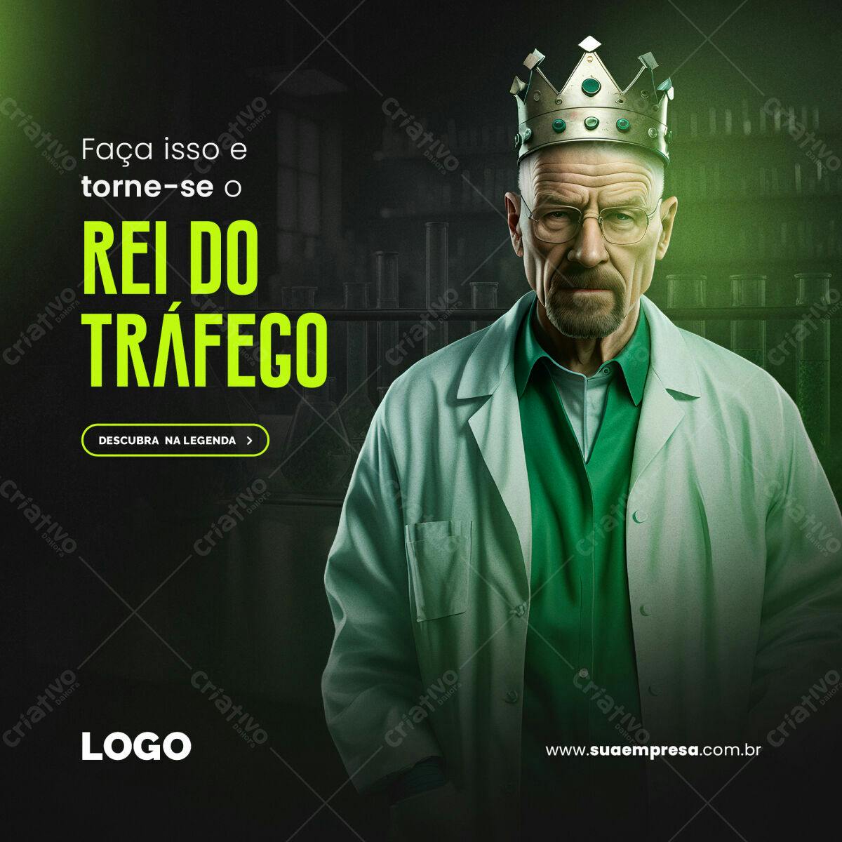 Banner para Tráfego Digital PSD Editável