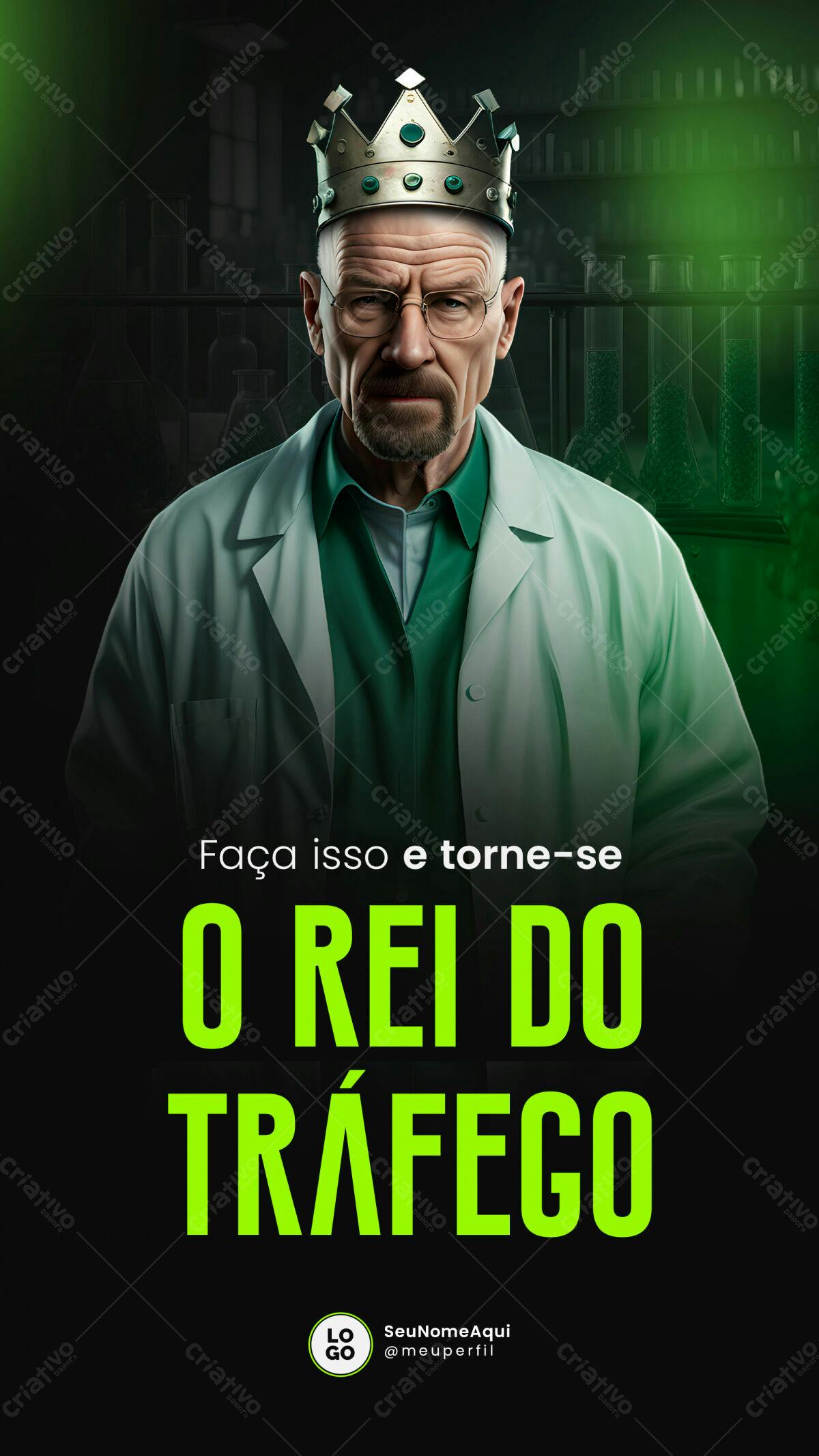 Poster Tráfego Online PSD Editável