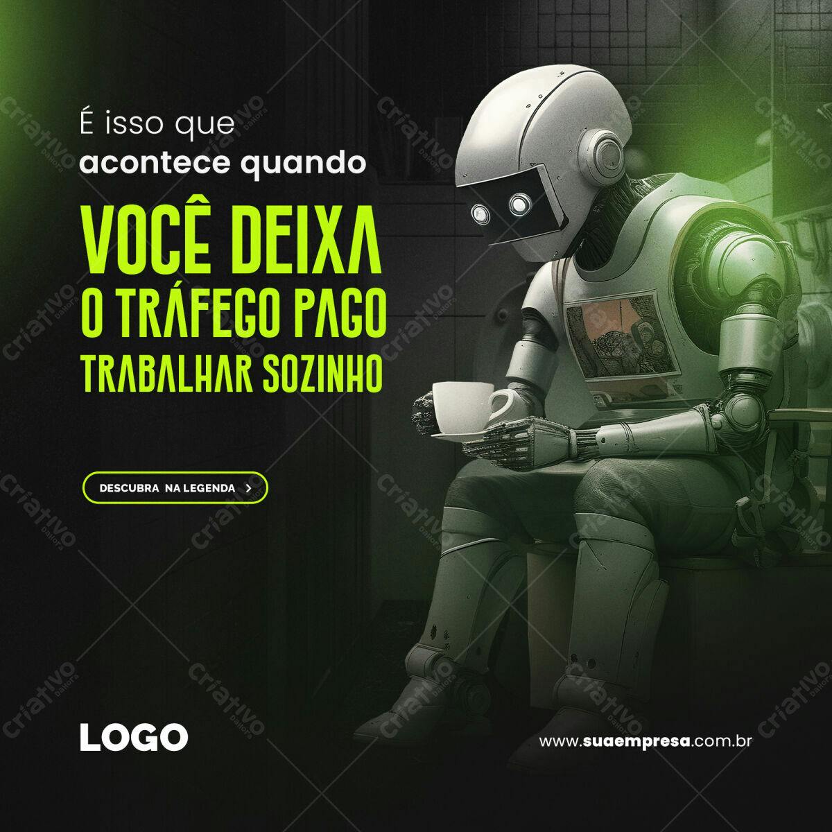 Post para Mídias Sociais PSD Editável