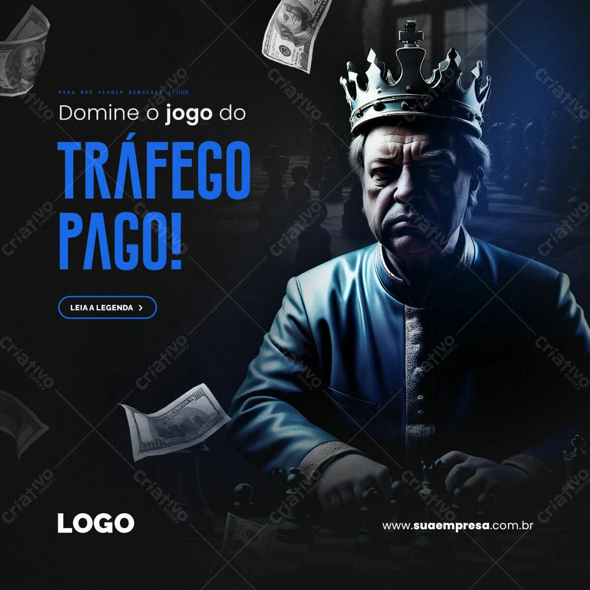 Banner Tráfego Pago PSD Editável