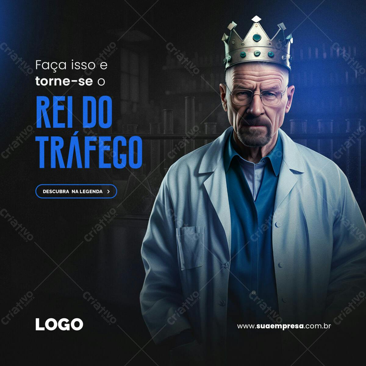 Banner Tráfego Online PSD Editável