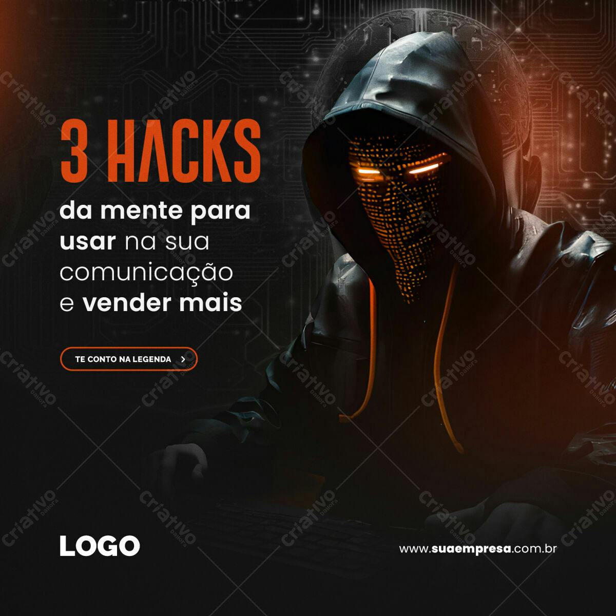 Banner para Marketing Digital PSD Editável