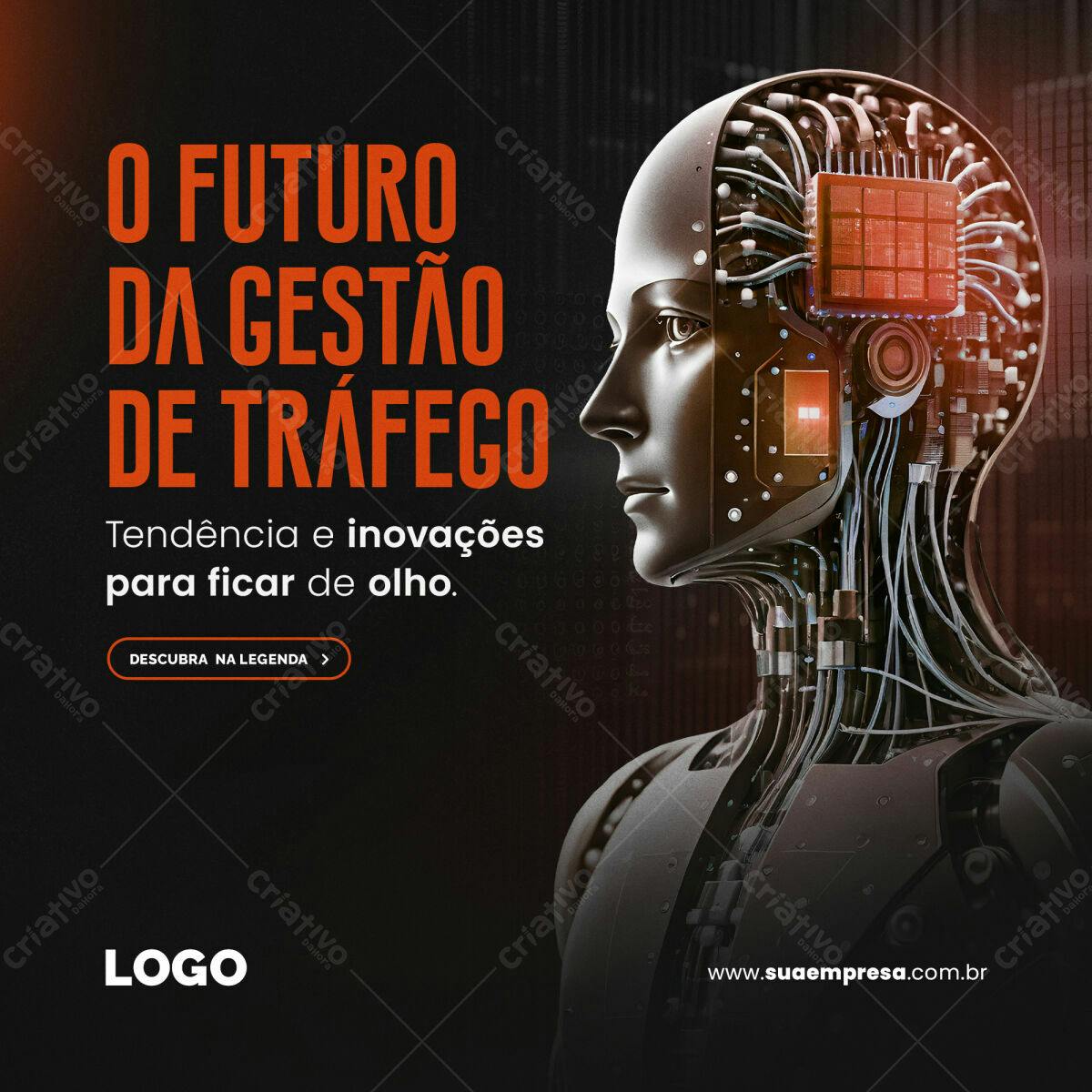 Banner para Gestão de Tráfego PSD Editável