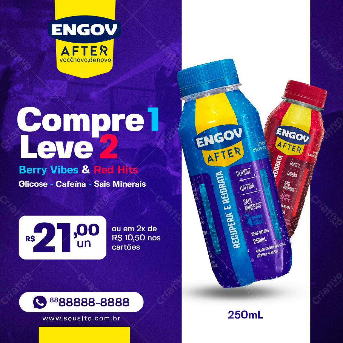 Flyer Engov After PSD Editável