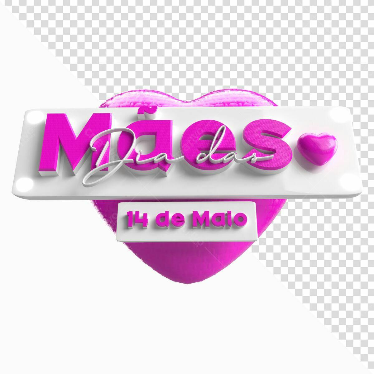 Arte Dia das Mães PSD Editável