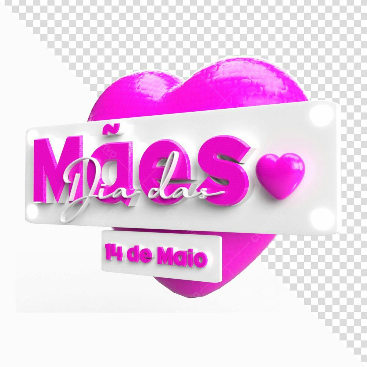 Arte Dia das Mães PSD Editável