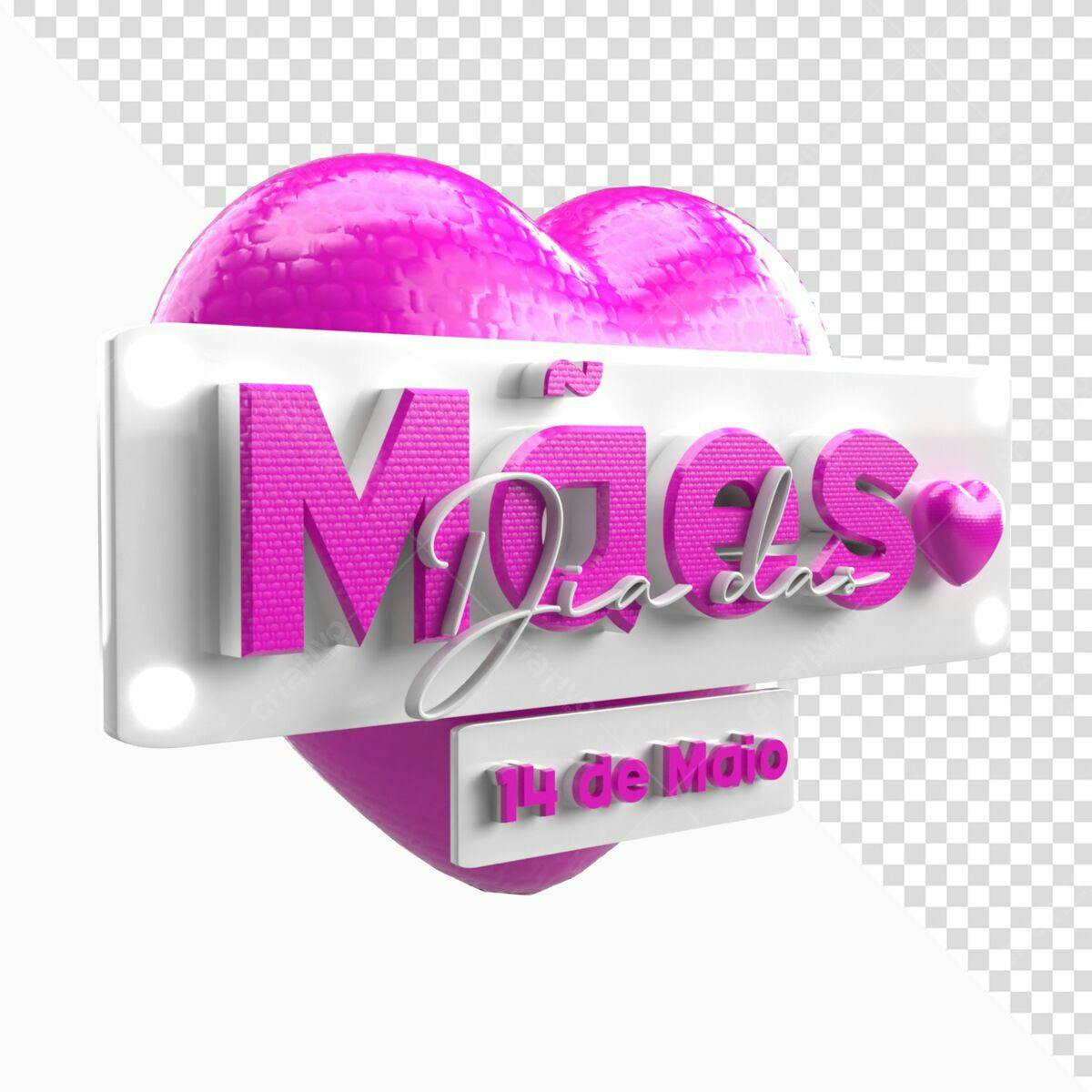 Arte Dia das Mães PSD Editável