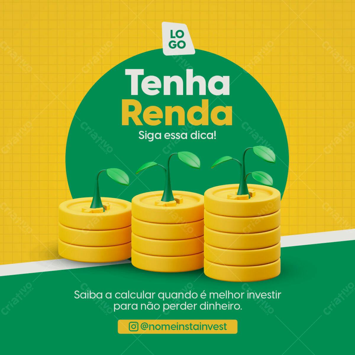 Post para Investimentos PSD Editável