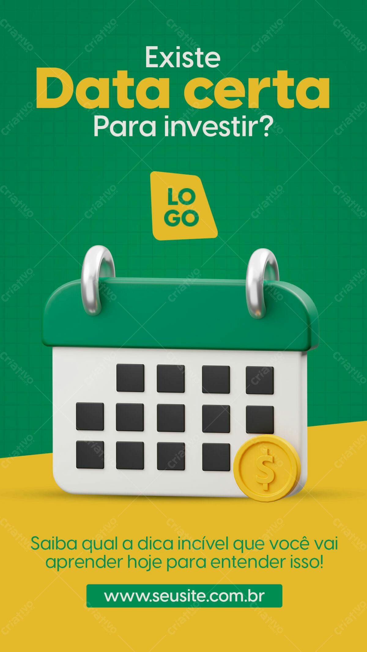 Flyer para Investimentos PSD Editável