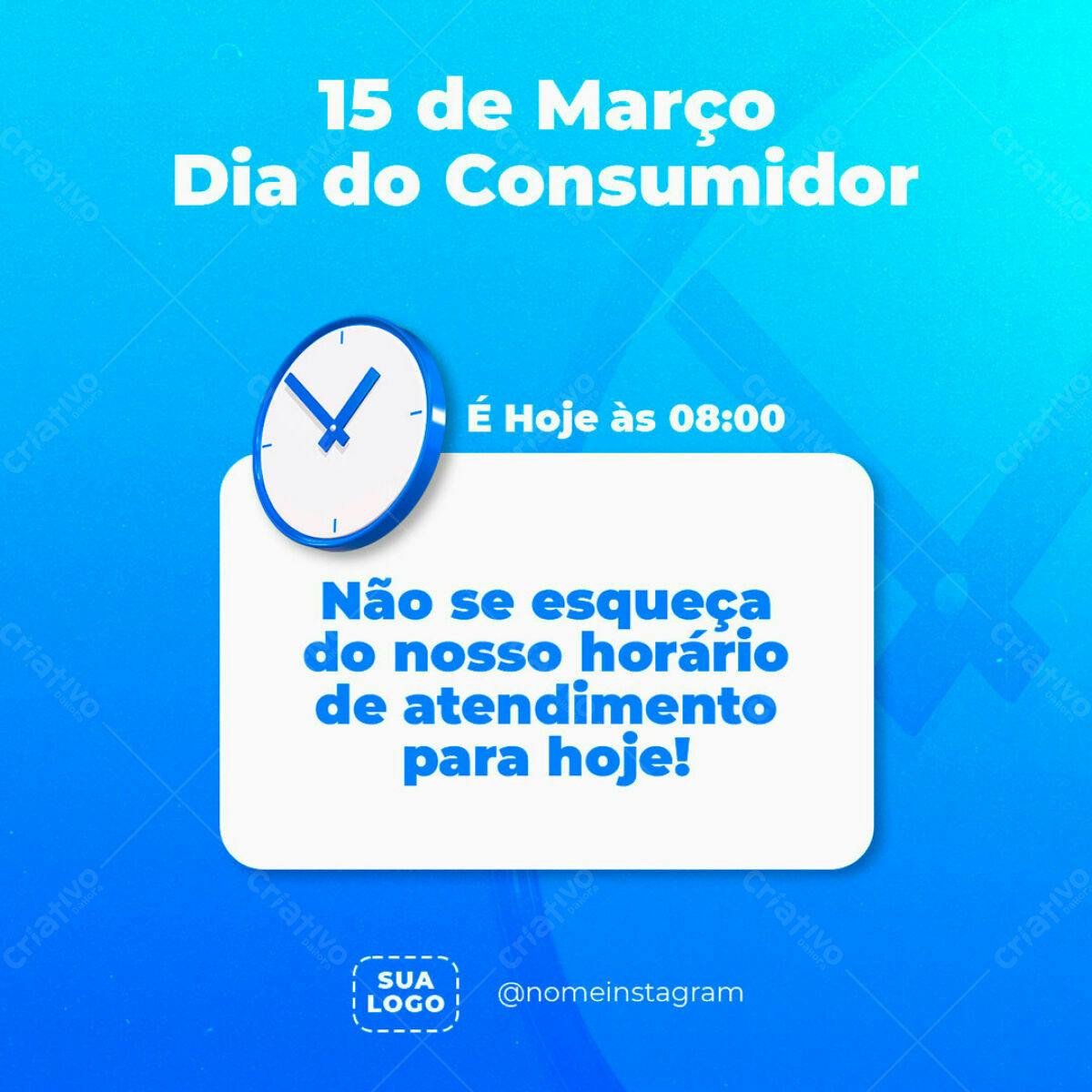 Postagem Dia do Consumidor PSD Editável