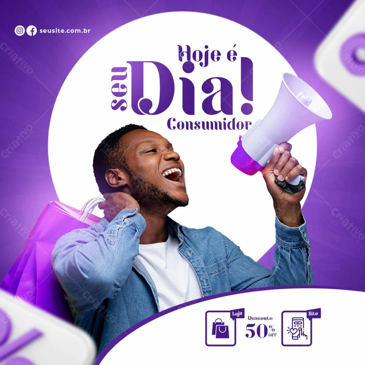Postagem Dia do Consumidor PSD Editável