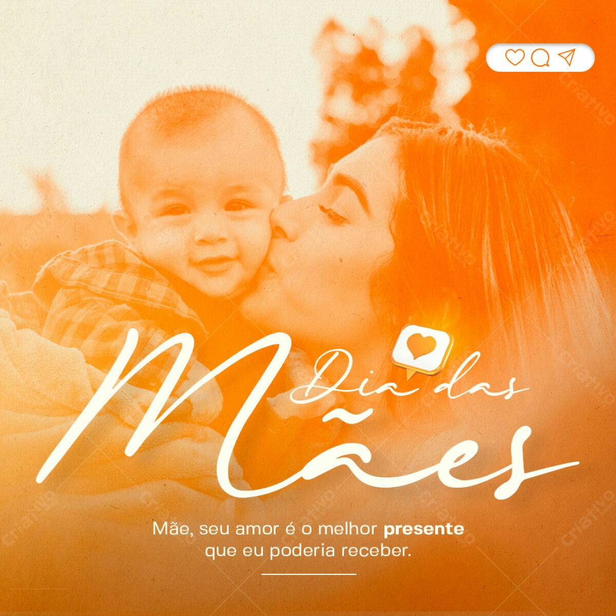 Postagem Dia das Mães PSD Editável