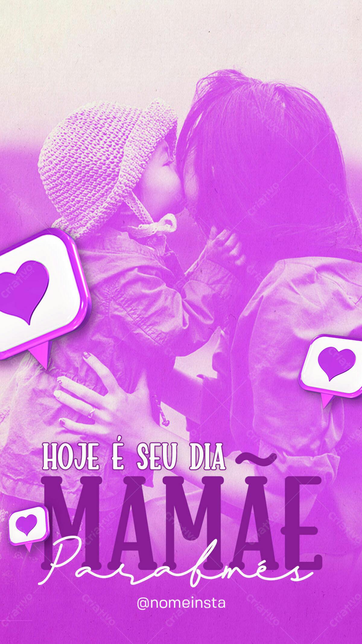 Postagem Dia das Mães PSD Editável