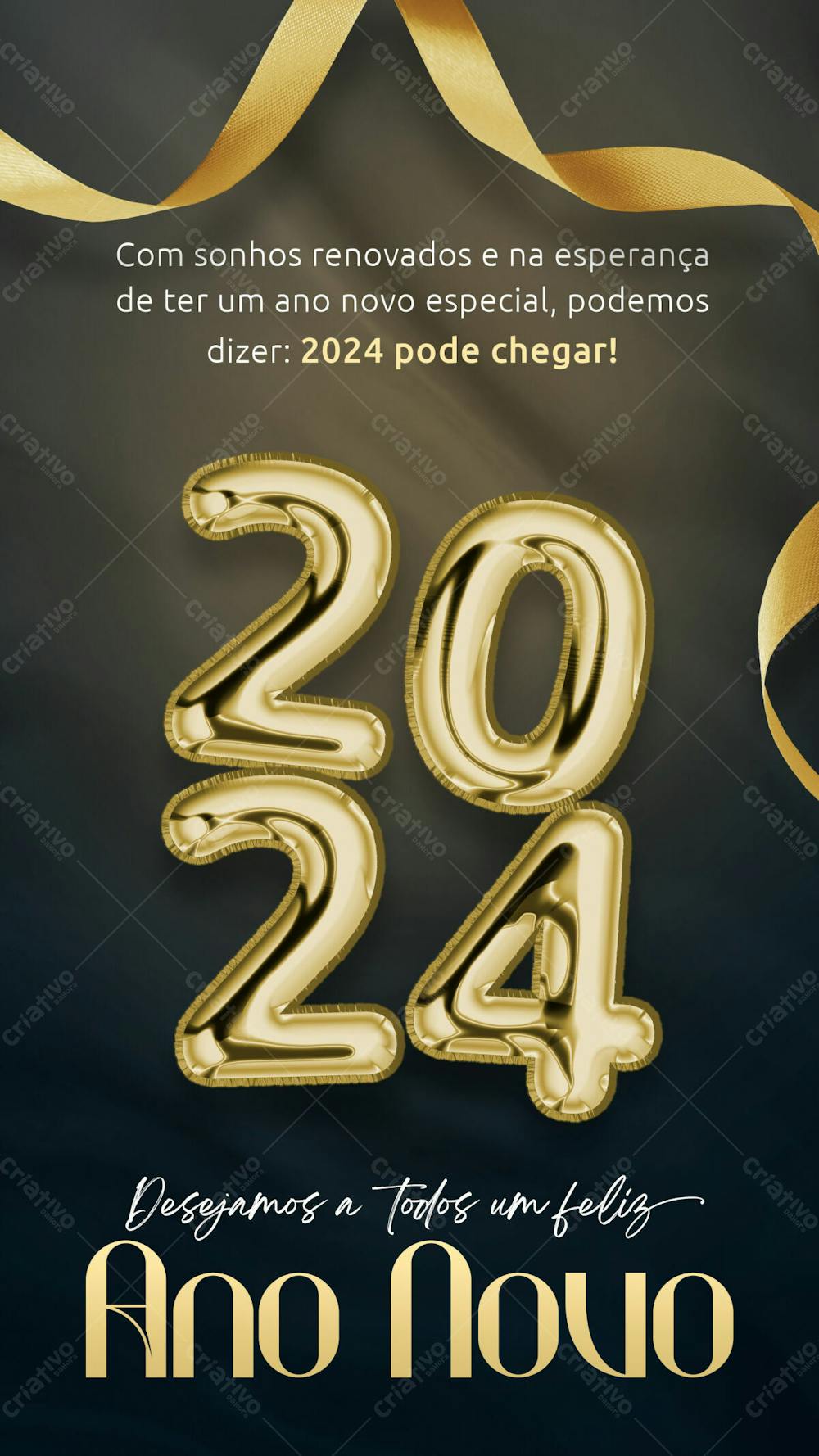 SOCIAL MEDIA - ANO NOVO FELIZ 2024 - NEW YEAR HAPPY 2024