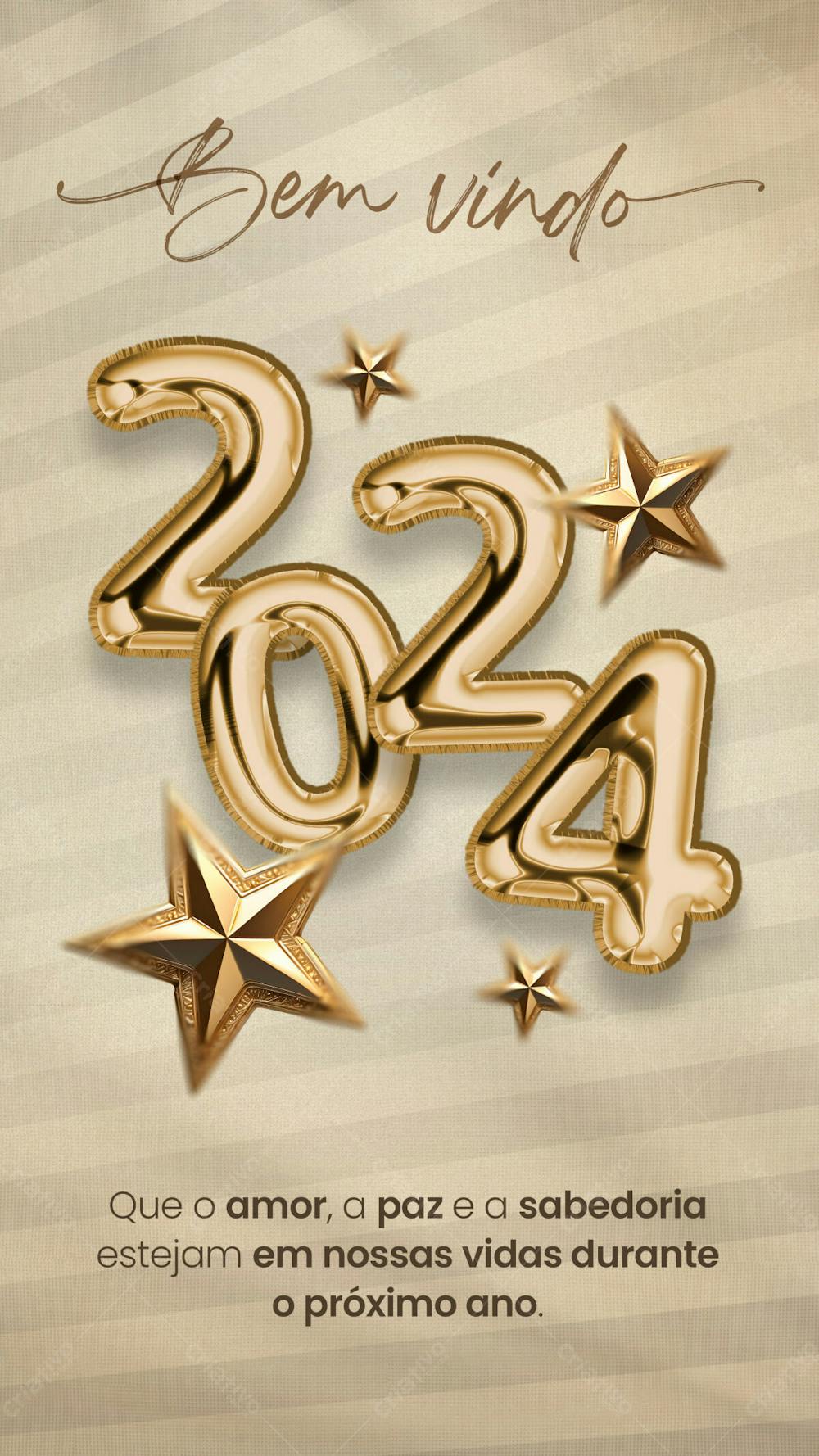 SOCIAL MEDIA - ANO NOVO FELIZ 2024 - NEW YEAR HAPPY 2024