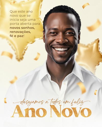 SOCIAL MEDIA - ANO NOVO FELIZ 2024 - NEW YEAR HAPPY 2024