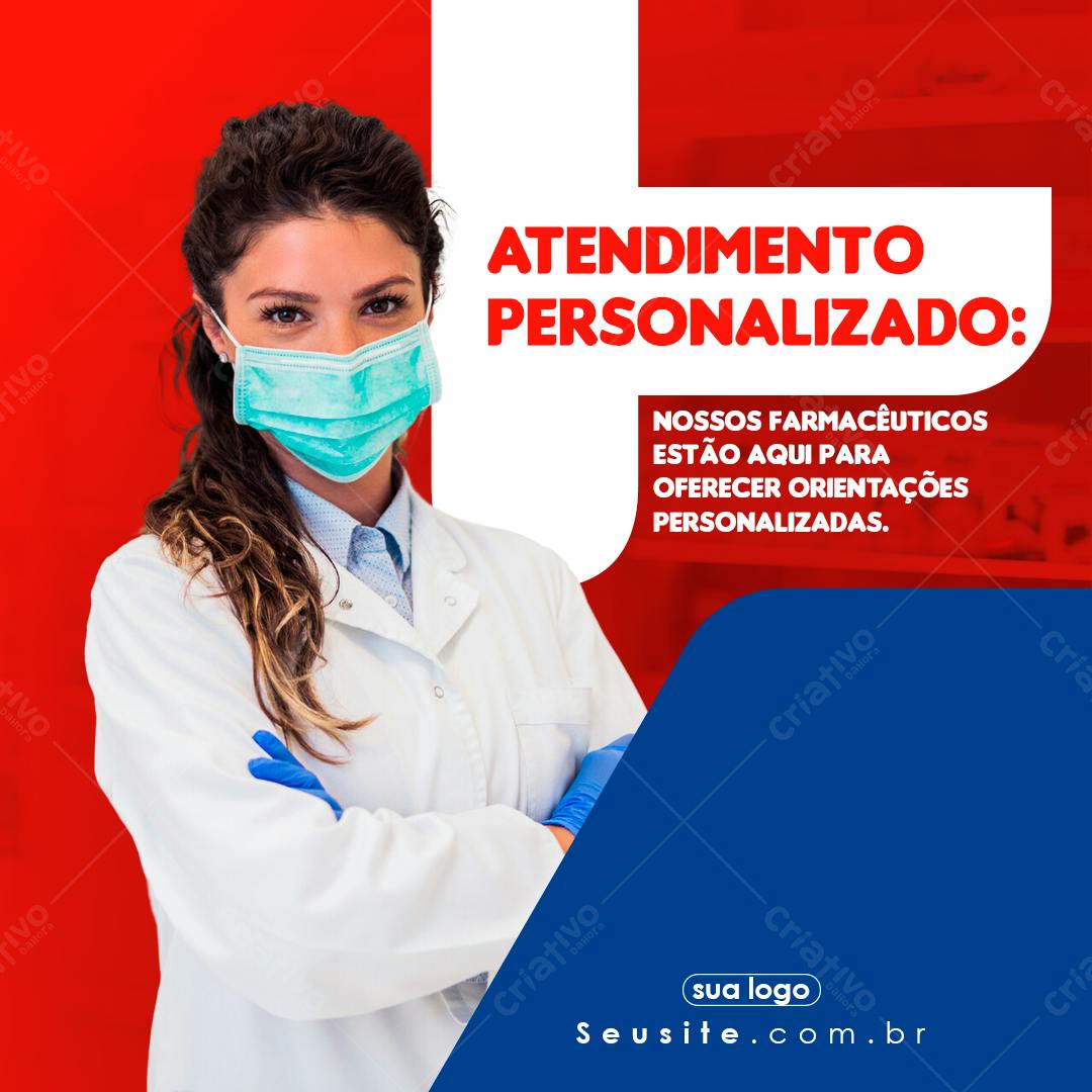 Post para Farmácia PSD Editável