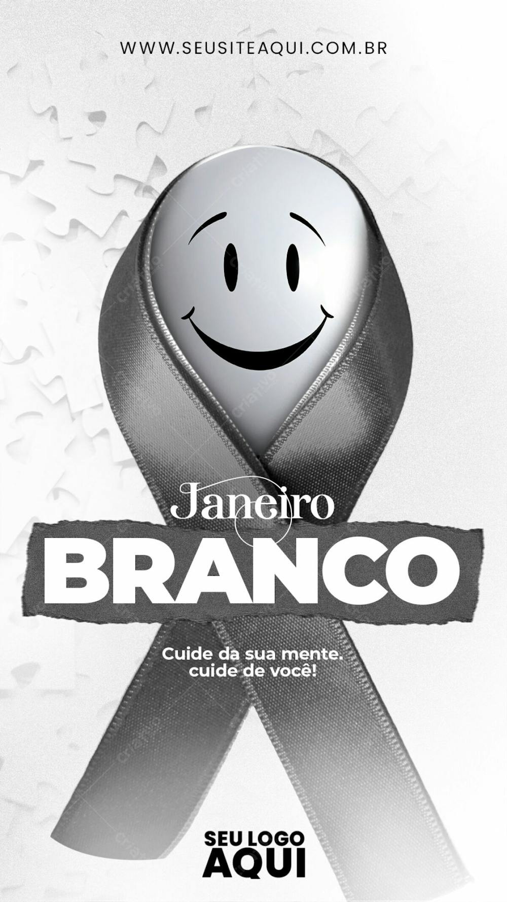 STORY | JANEIRO BRANCO | CUIDE DA SAÚDE MENTAL | PSD EDITÁVEL