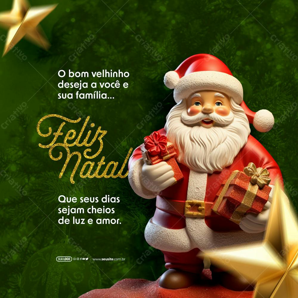 Social Media   Natal   Dias Cheios De Luz E Amor
