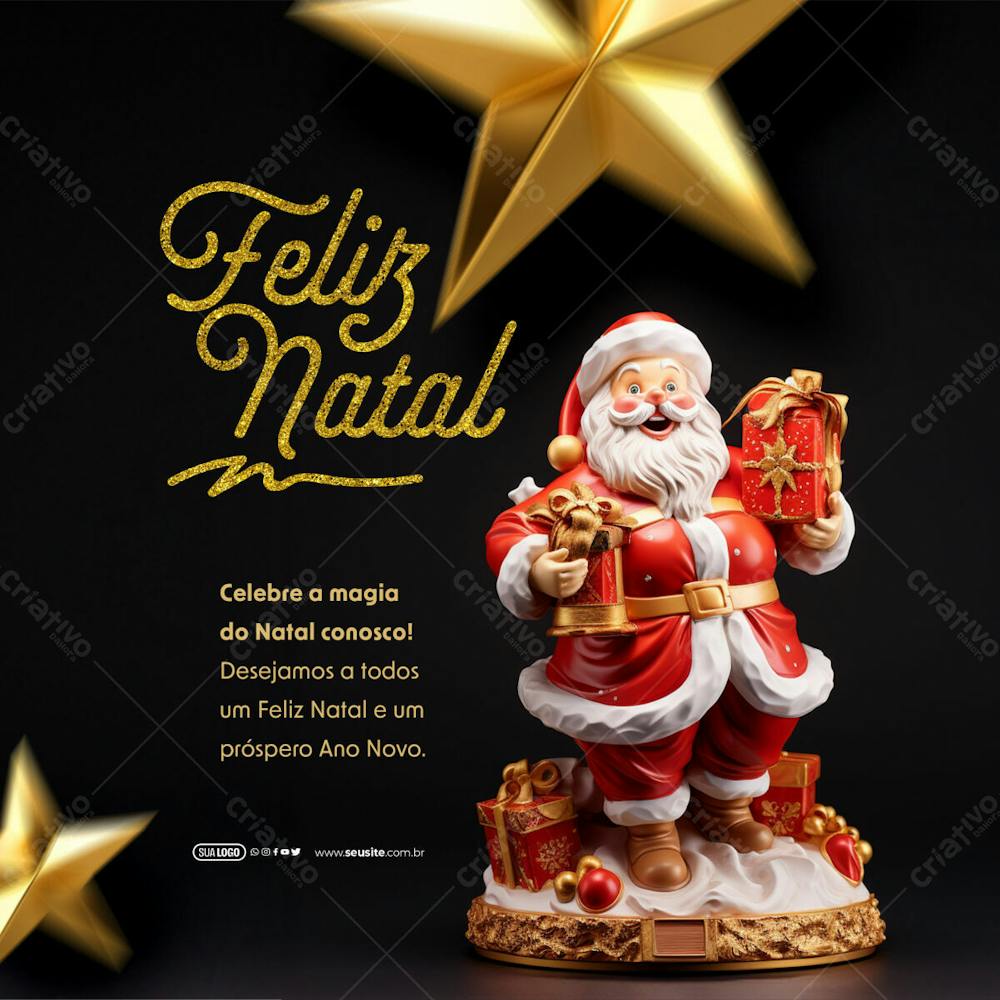 Social Media   Natal   Celebre A Magia Do Natal