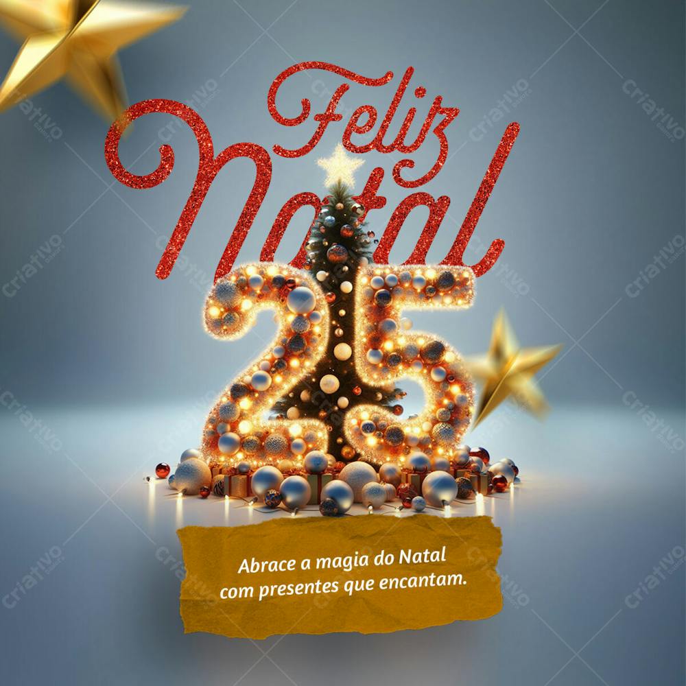 Social Media   Feliz Natal   Abrace A Magia Do Natal