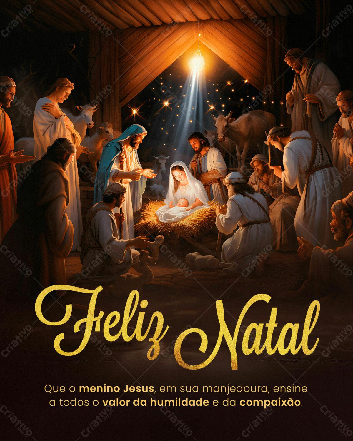 Imagem Natalina PSD Editável
