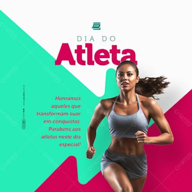 Social media dia do atleta transformam suor em conquistas