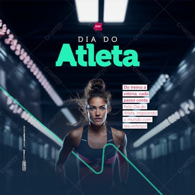 Social Media   Dia Do Atleta   Inspirando O Mundo