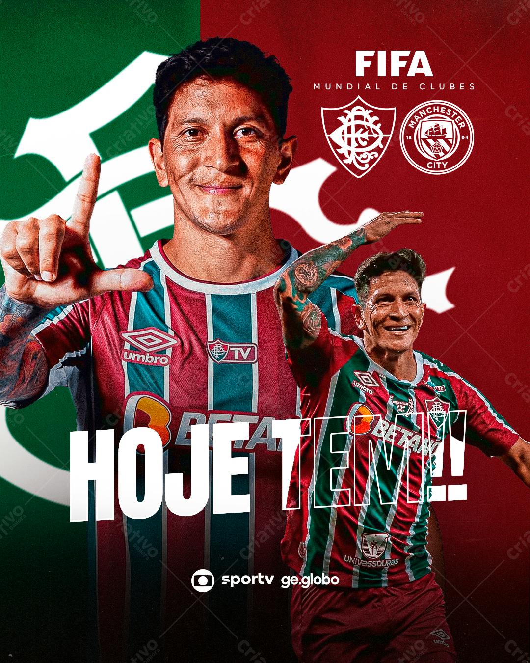 Flyer Mundial de Clubes FIFA PSD Editável