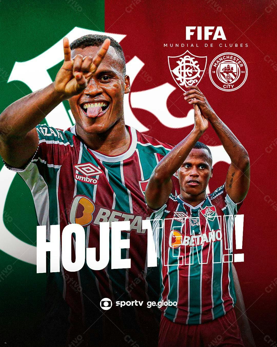Flyer Mundial de Clubes FIFA PSD Editável