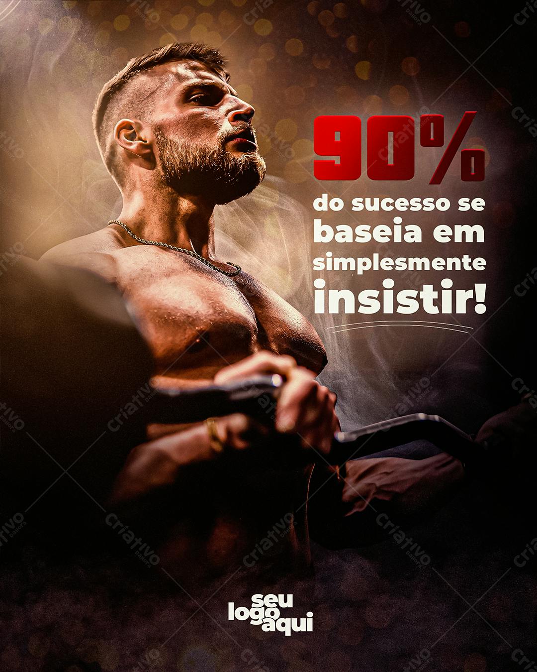Post para Academia PSD Editável