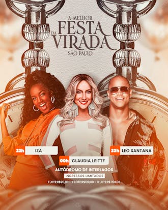 A melhor festa da virada psd ano novo