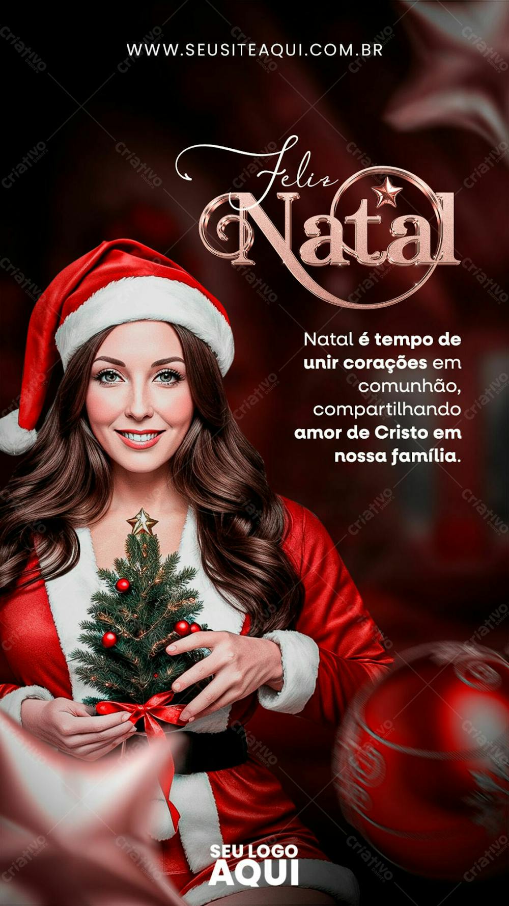 STORY | FELIZ NATAL | MERRY CHRISTMAS | PSD EDITÁVEL