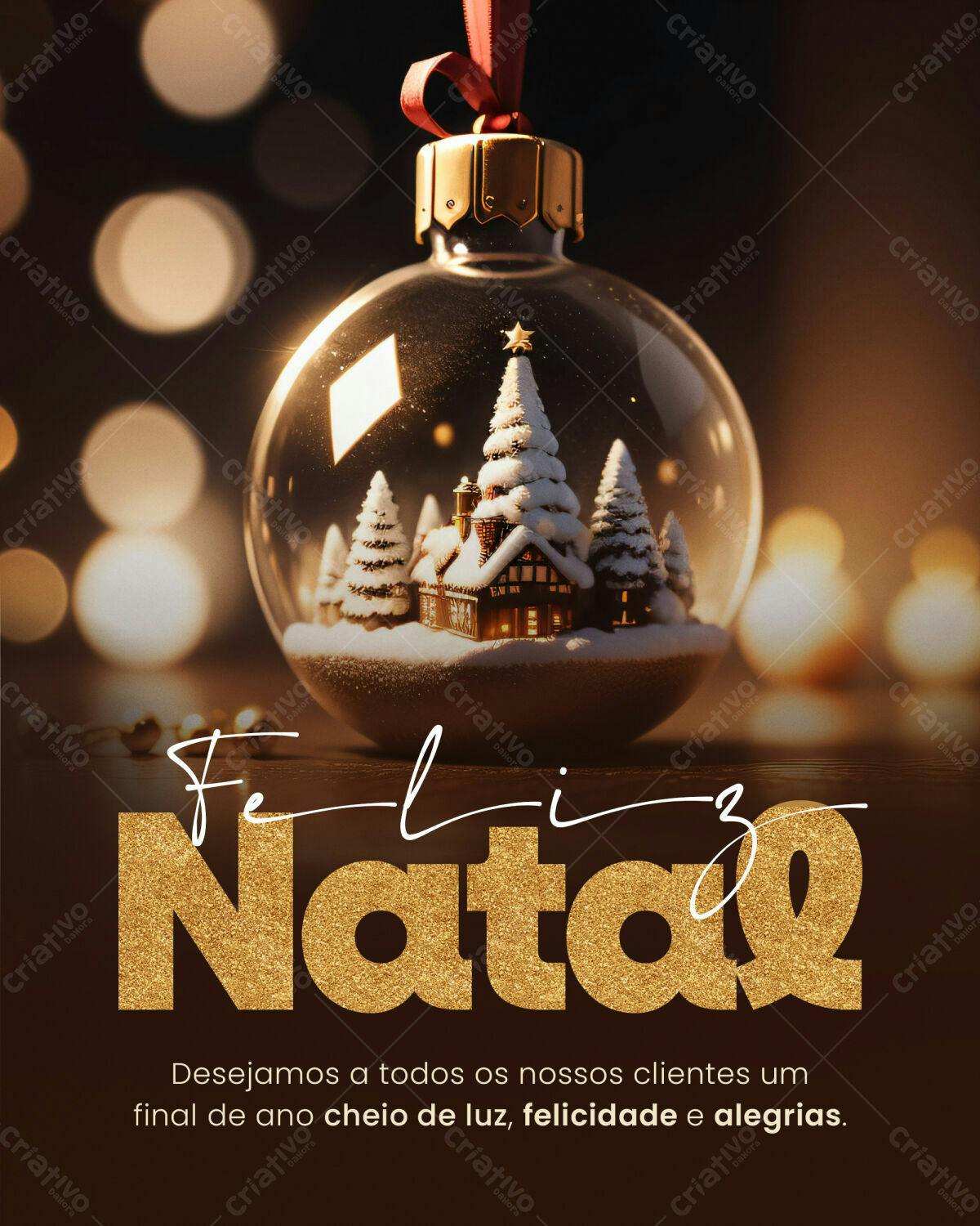 Postagem Natalina PSD Editável