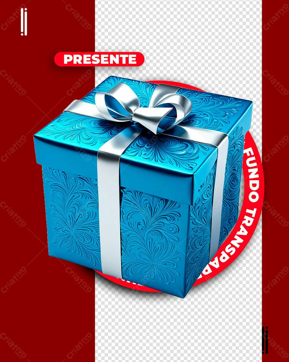 PRESENTE | FELIZ NATAL | IMAGEM SEM FUNDO | PNG | PSD EDITÁVEL